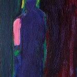 Olaf Dahlhaus- 2007, Aus dem Grab heraustreten, Acryl auf Papier, 67 x 52 cm
