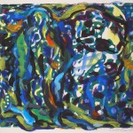 Olaf Dahlhaus- 2009, Menschensohn, Mischtechnik, 30 x 30 cm
