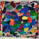 Olaf Dahlhaus- 2004, Ohne Titel, Acryl auf Papier, 52 x 52 cm