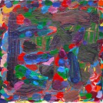 Olaf Dahlhaus- 2006, Ohne Titel, Acryl auf Papier, 52 x 52 cm