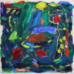 Olaf Dahlhaus- 2014, Ohne Titel, Acryl auf Papier, 52 x 52 cm