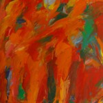 Olaf Dahlhaus- 1985, Im Sonnenlicht, Acryl auf Papier, 145 x 120 cm