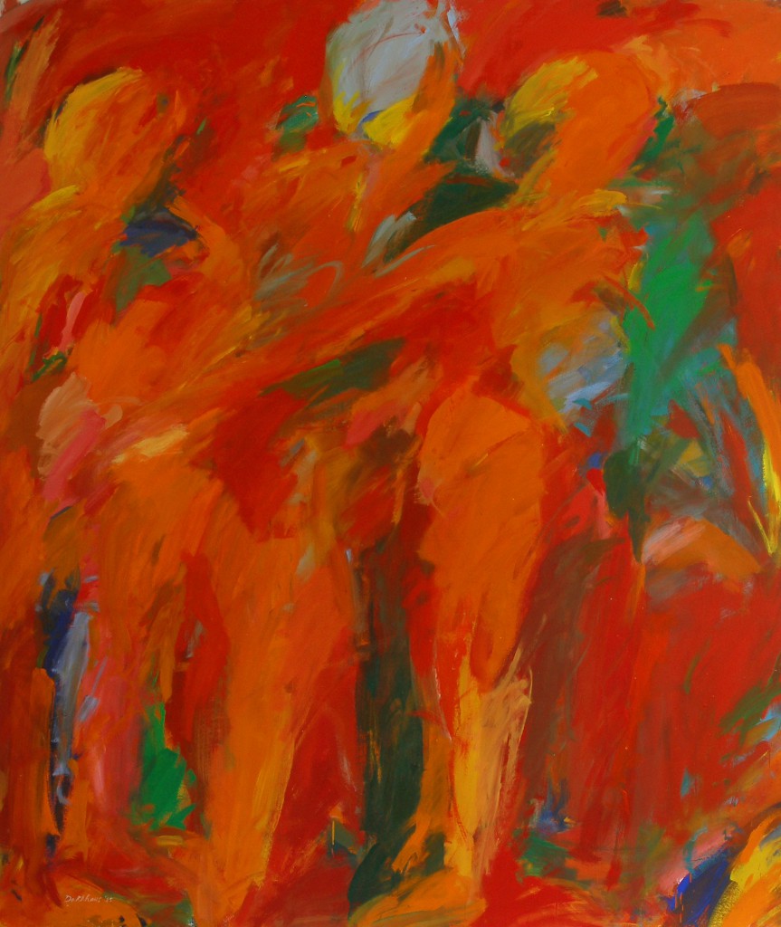 Olaf Dahlhaus- 1985, Im Sonnenlicht, Acryl auf Papier, 145 x 120 cm