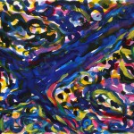 Olaf Dahlhaus- 2009, Taufe, Mischtechnik auf Papier, 67 x 52cm