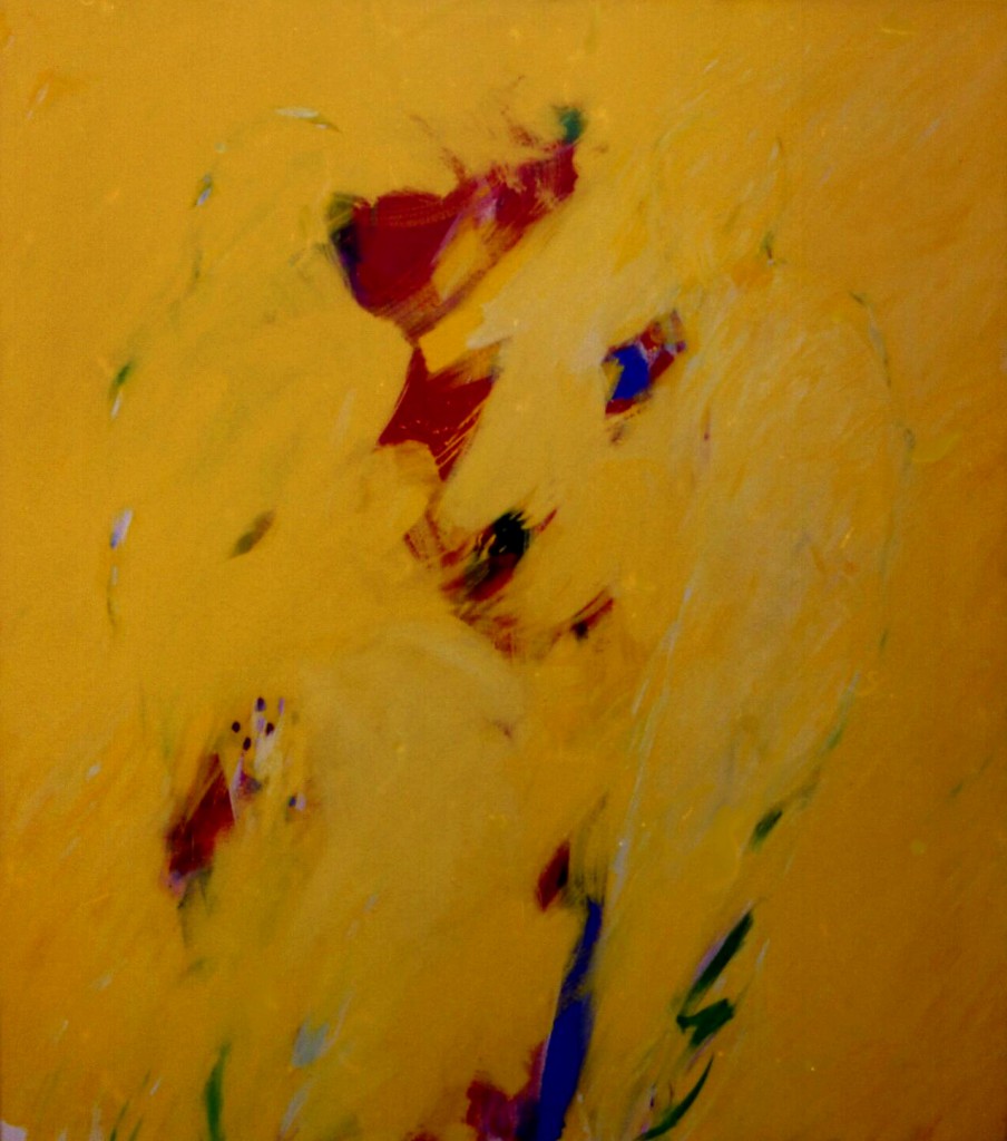 Olaf Dahlhaus- 1997, Figuren, Acryl auf Nessel, 175 x 155 cm